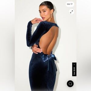 lulus navy velvet dress Verity